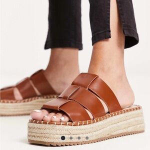 Square Toe Espadrilles Sandals